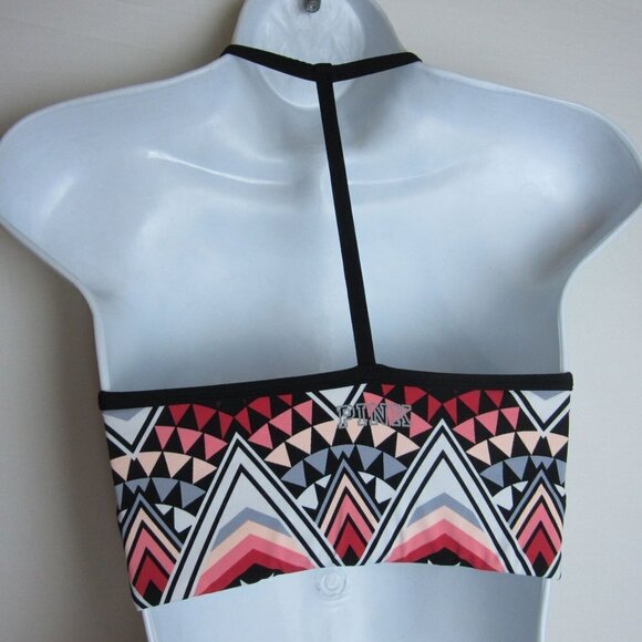Victoria Secret Ultimate Sports Bra Athletic Pink Black Gym Sporty Strappy Small - Picture 3 of 5
